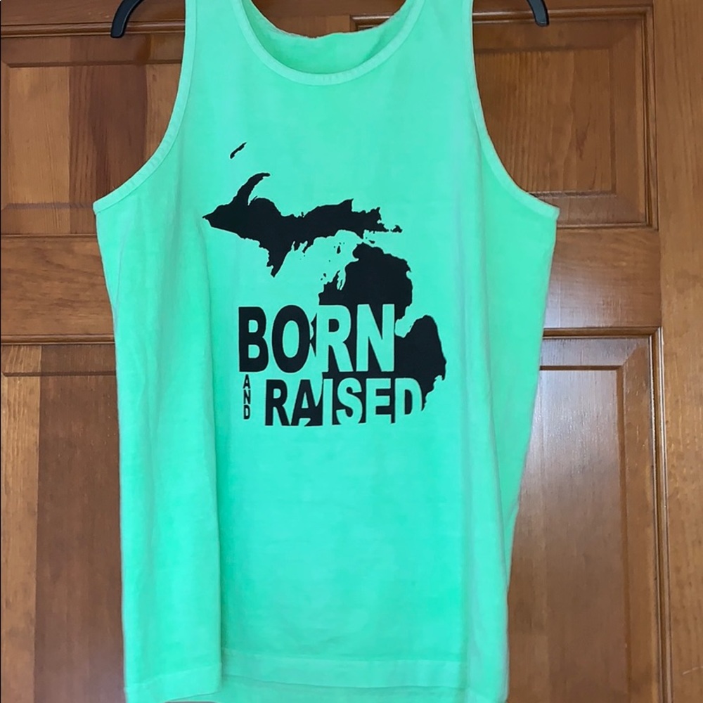 Michigan Men’s XL Green Tank